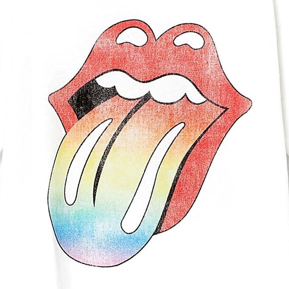 The Rolling Stones Logo Tongue rock Official H&M T-shirt L runs big NWT - Picture 4 of 6